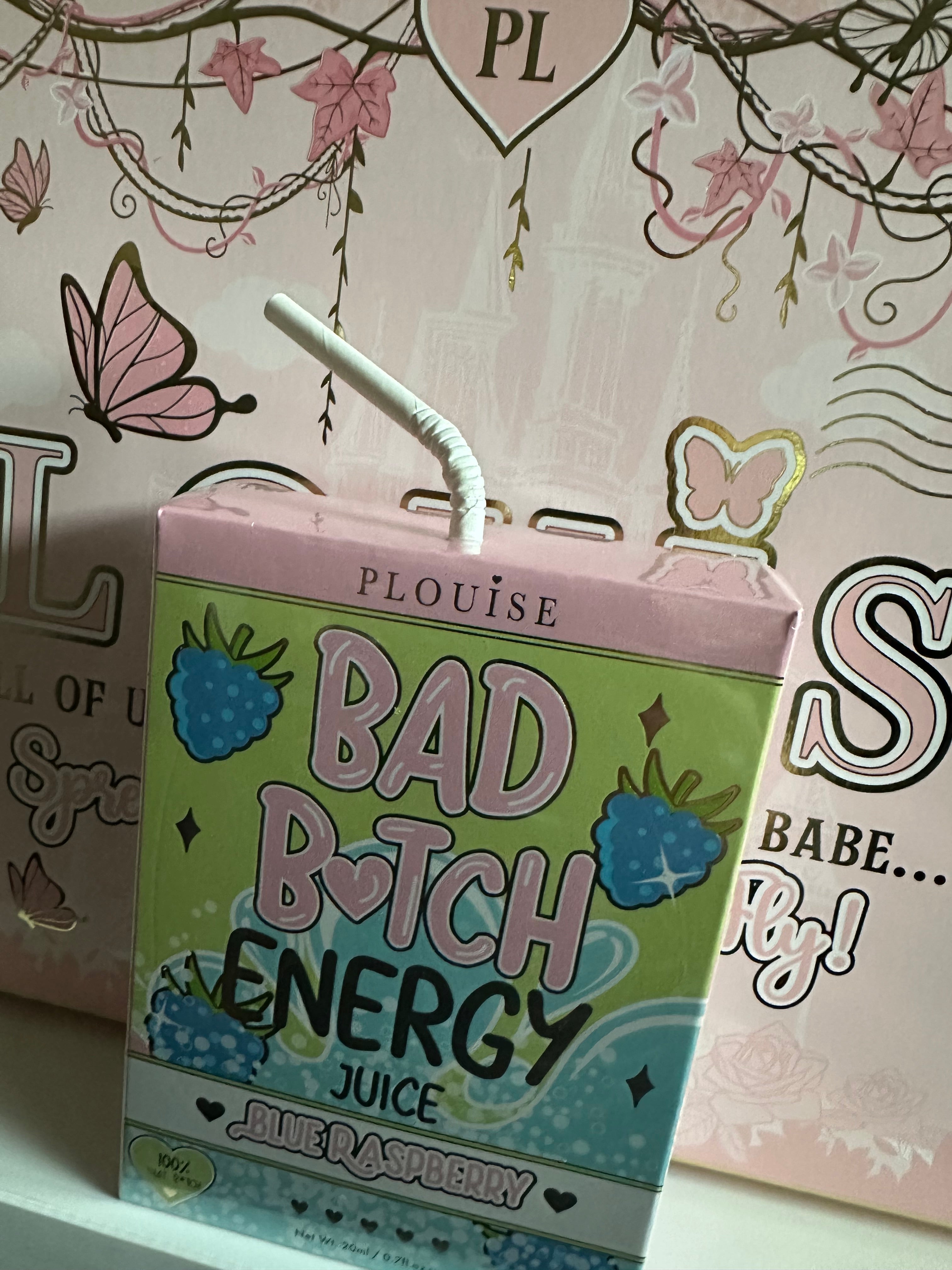 P LOUISE Bad Bitch Energy Juice - Blue Raspberry