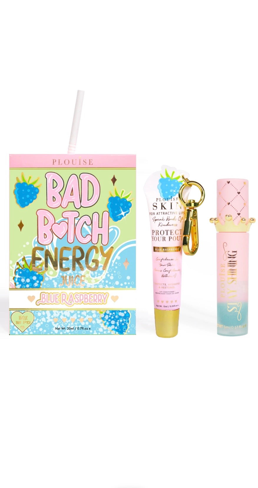 P LOUISE Bad Bitch Energy Juice - Blue Raspberry