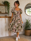 Lilly Floral Midi Dress
