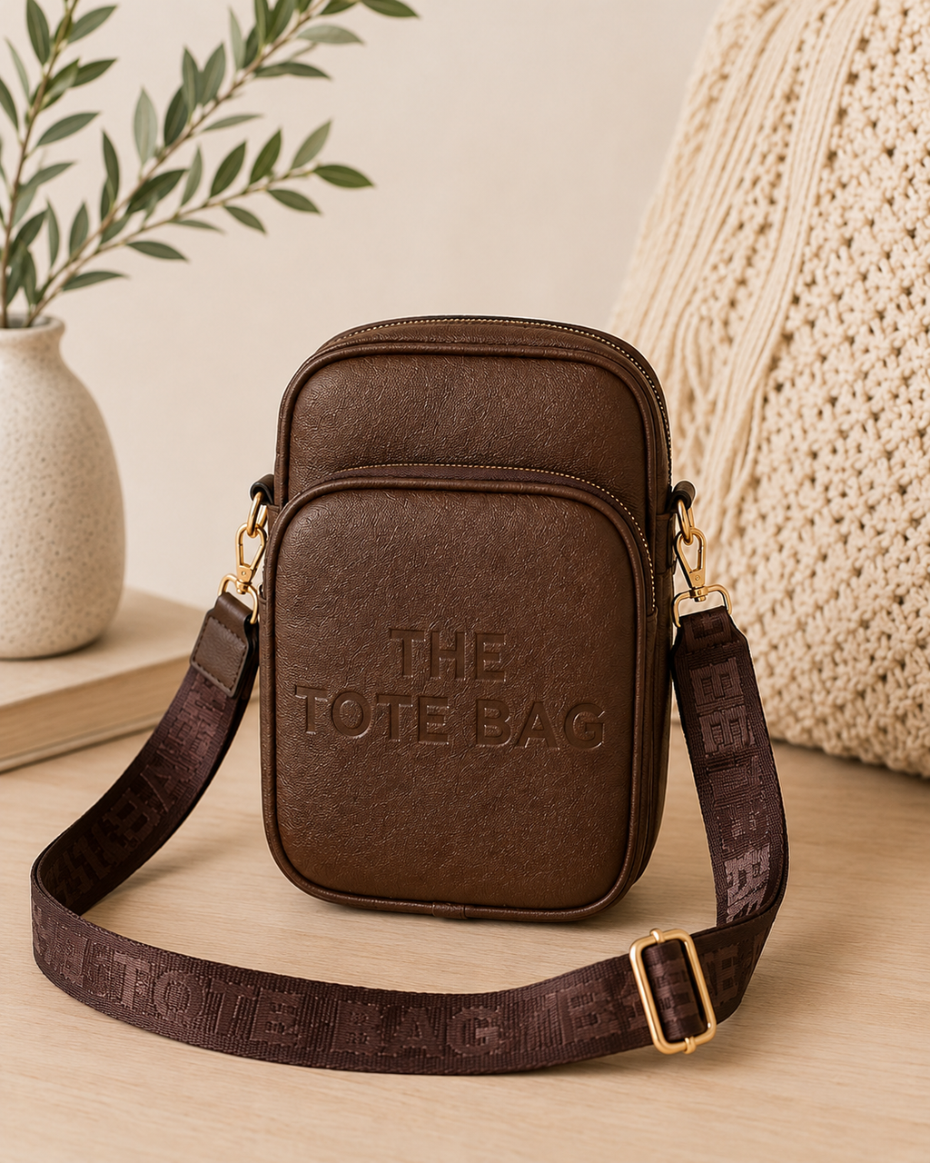 The tote bag - Chocolate Brown