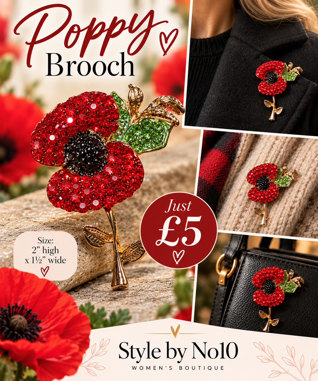 Poppy Brooch