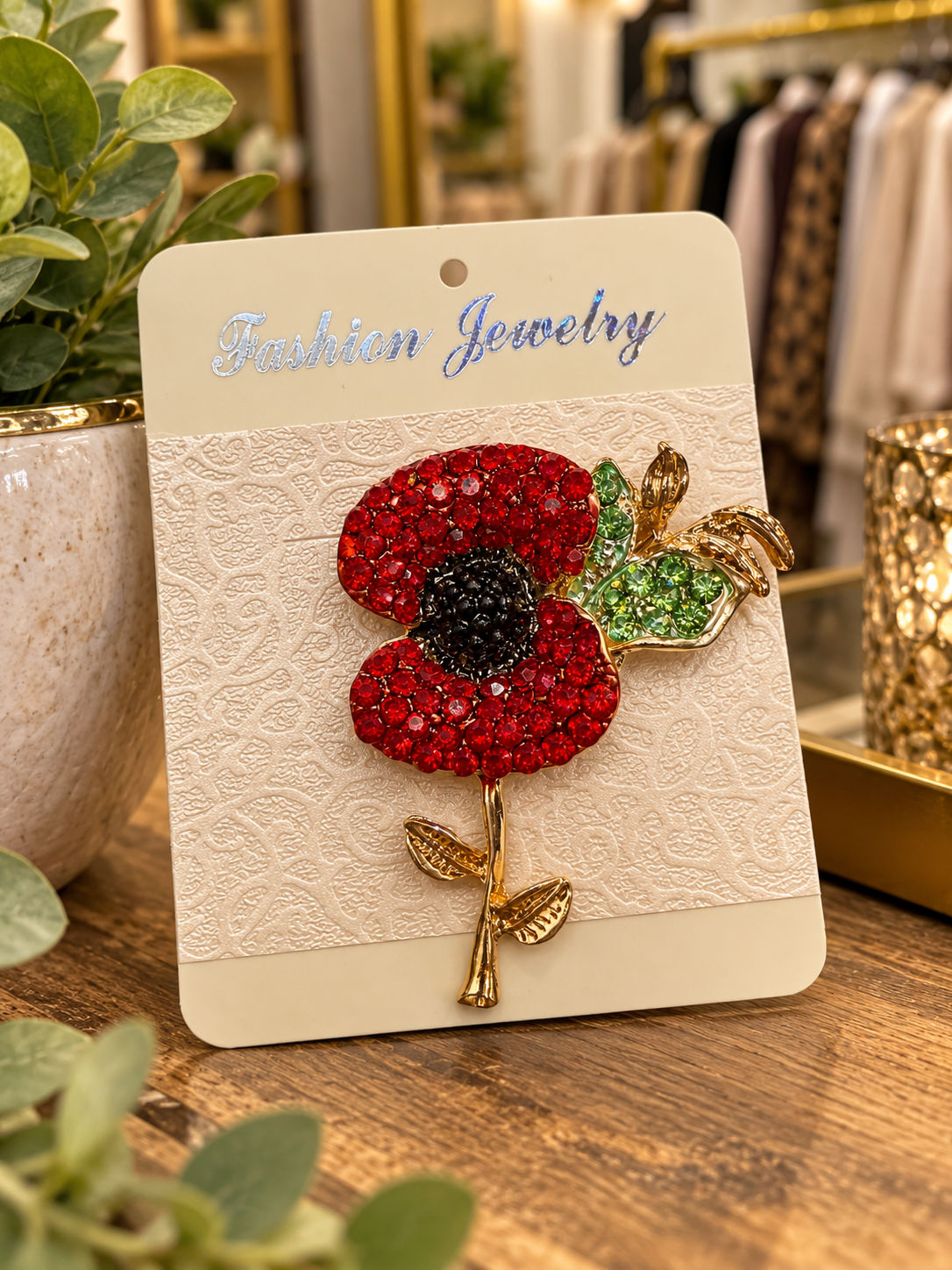 Poppy Brooch