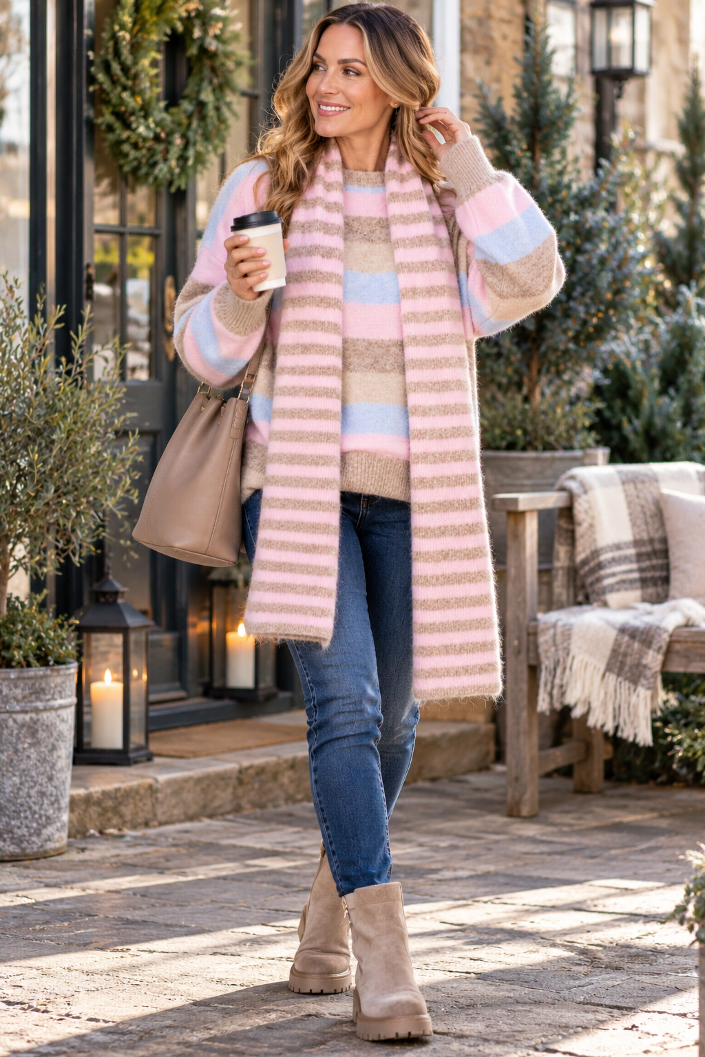 Jumper and Scarf Set