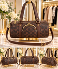 Brown Monogram Bowler Bag