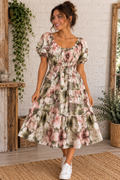 Lilly Floral Midi Dress