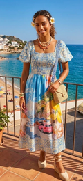 Italian Bardot dress