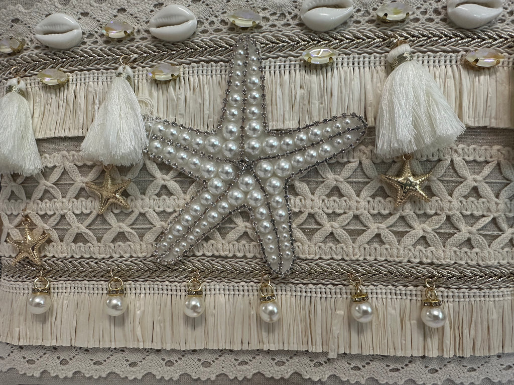 Starfish clutch bag