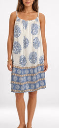 Catherine sundress - Denim Blue