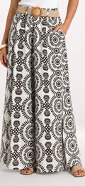 Palazzo wide-leg trousers - Chocolate Brown