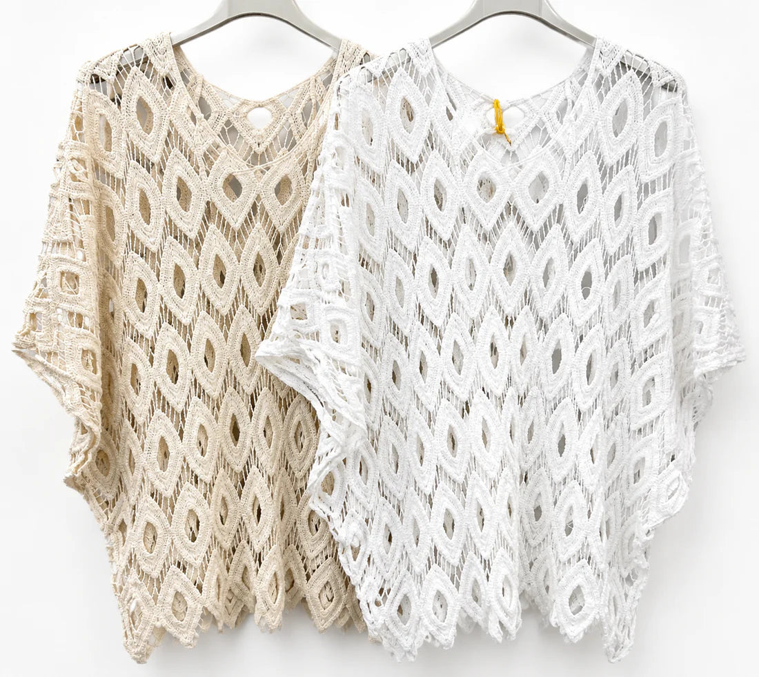 Crochet Pattern Top - White