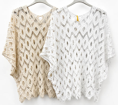 Crochet Pattern Top - White