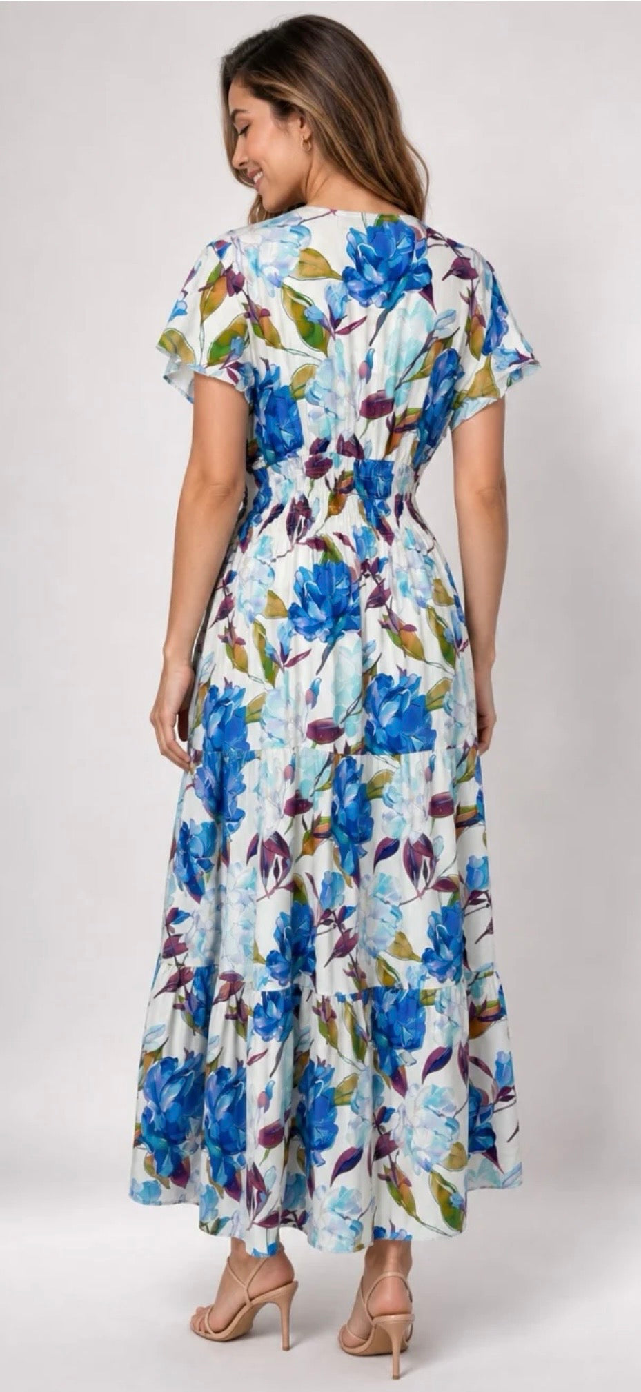 Tillie Maxi Dress - Cornflower Blue